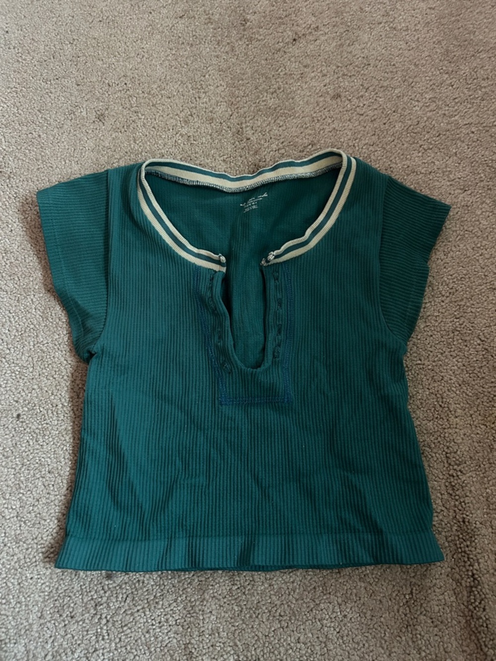 teal urban top